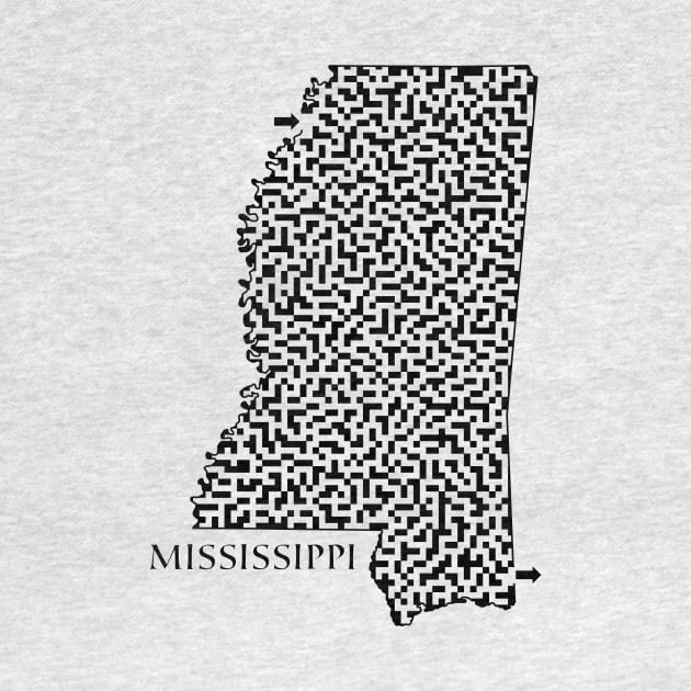 State of Mississippi Maze by gorff